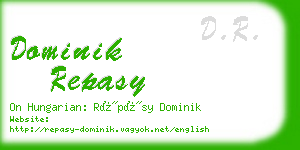 dominik repasy business card